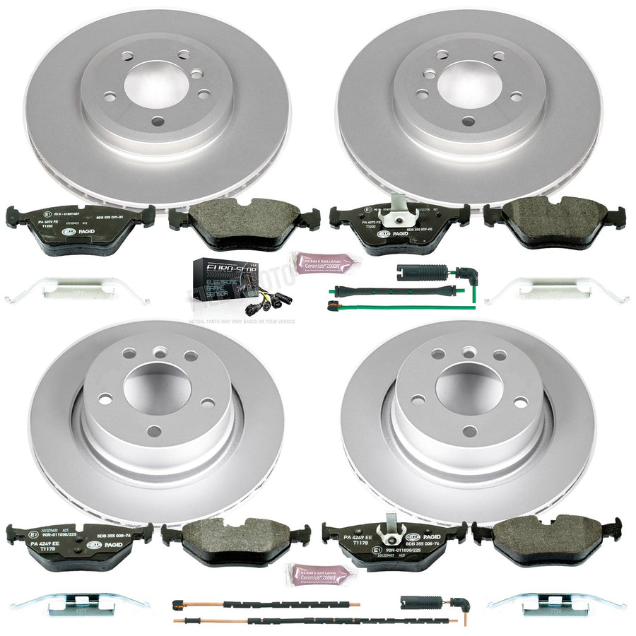 Power Stop ESK935 Euro-Stop Front & Rear Brake Kit For BMW Z4 2006-2008 [Model Specific]