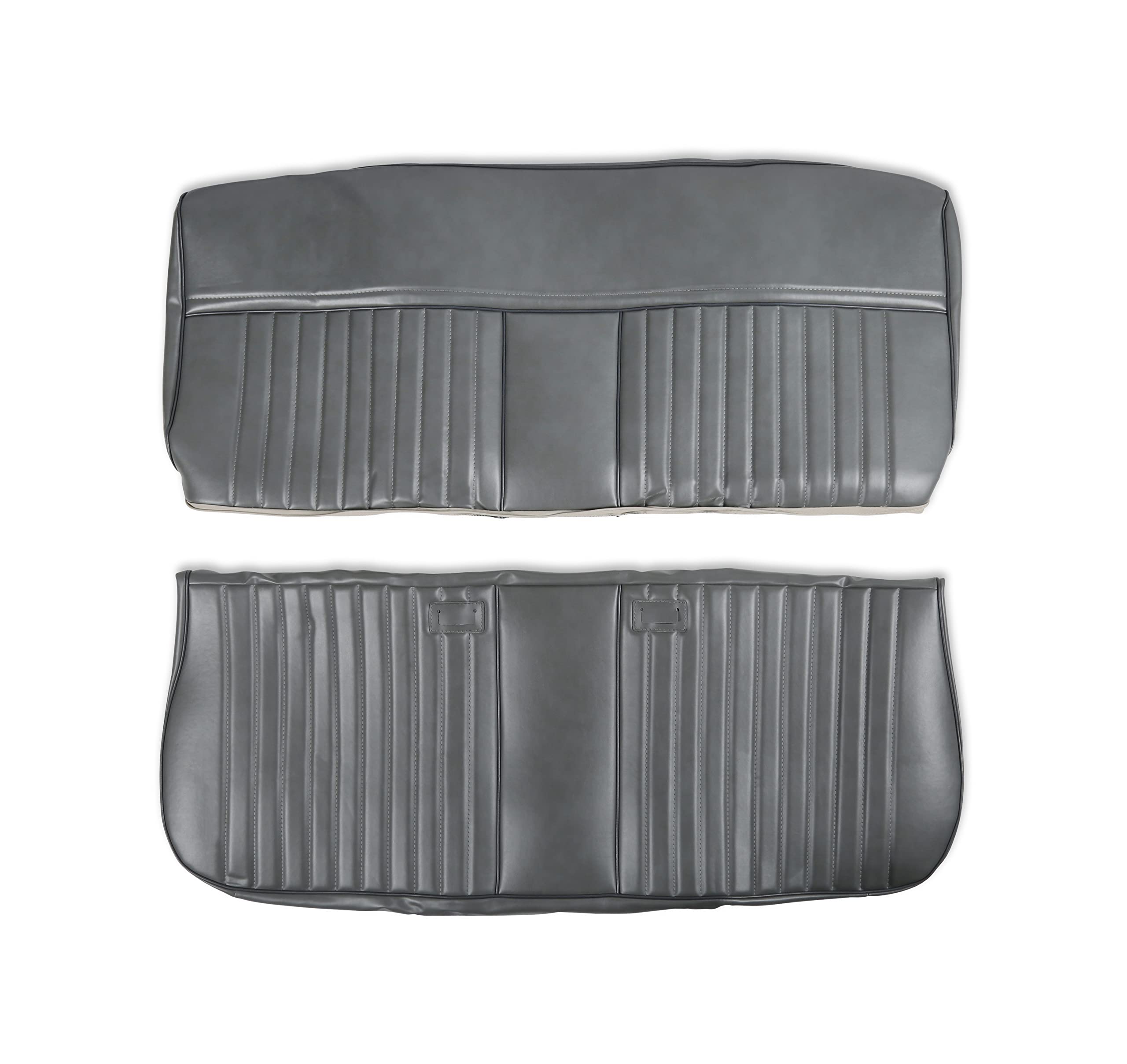 05-319 Brothers Trucks Seat Upholstery Kit - Deluxe Pleat Vinyl - Grey