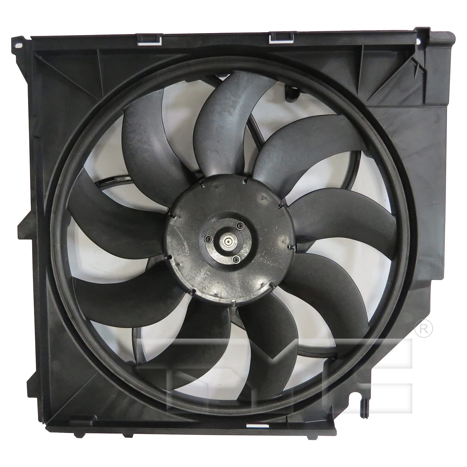 Cooling Fan Assembly TYC 624230 Compatible with 2004-2010 BMW X3