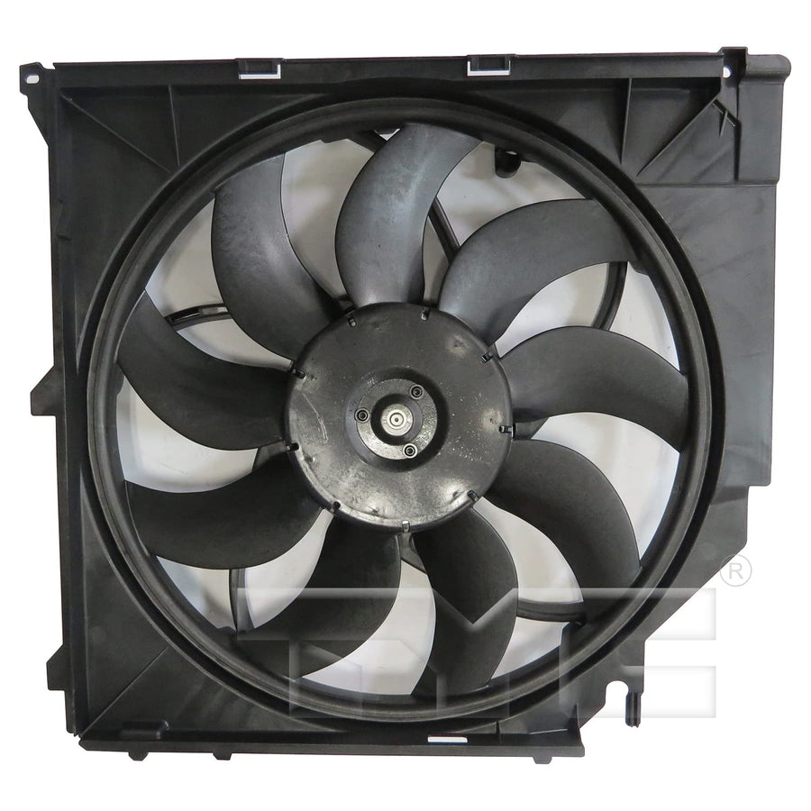Cooling Fan Assembly TYC 624230 Compatible with 2004-2010 BMW X3