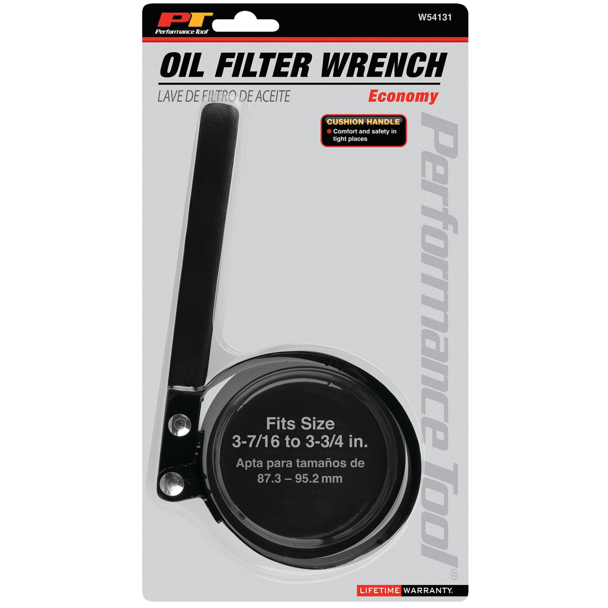 Large Performance Tool Economy Oil Filter Wrench - W54131