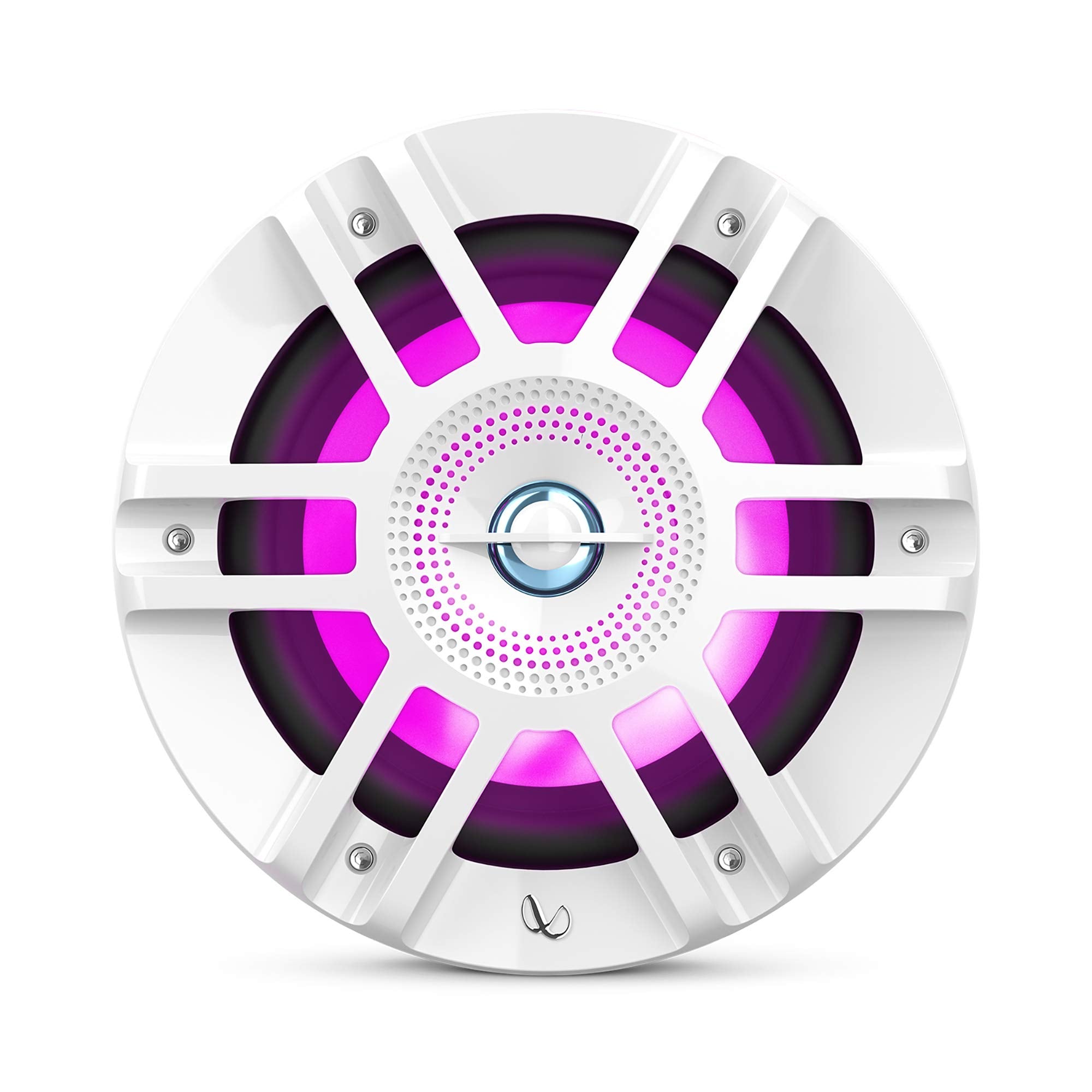 Kappa Marine Infinity KAPPA6120M White 6.5" Premium 2-Way RGB LED Coaxial Speakers