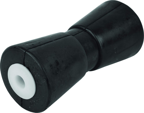 Attwood Heavy Duty 11217-1 Boat Trailer Roller, Rubber Shaft Keel, Black, 12-Inch x 5/8-Inch