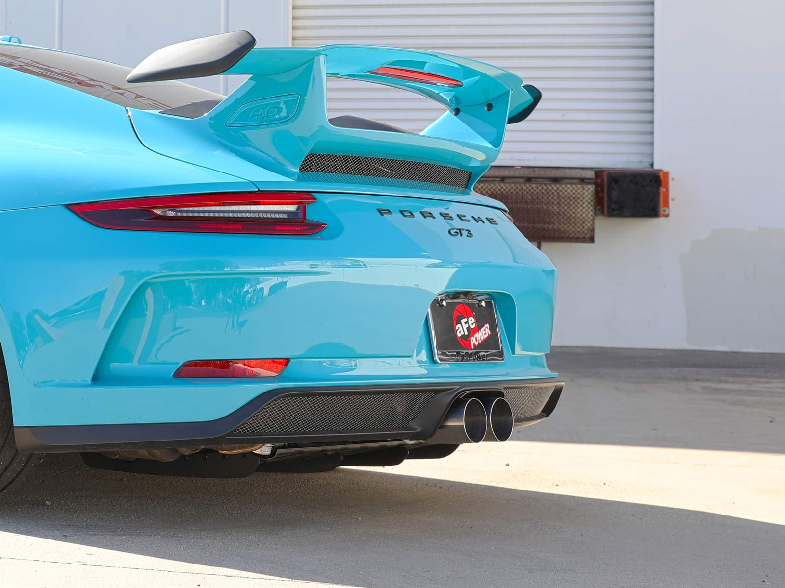 aFe Power MACH Force-Xp 49C36435-H OE Replacement Exhaust Tips for 2014-2019 Porsche 911 GT3, 4", Brushed