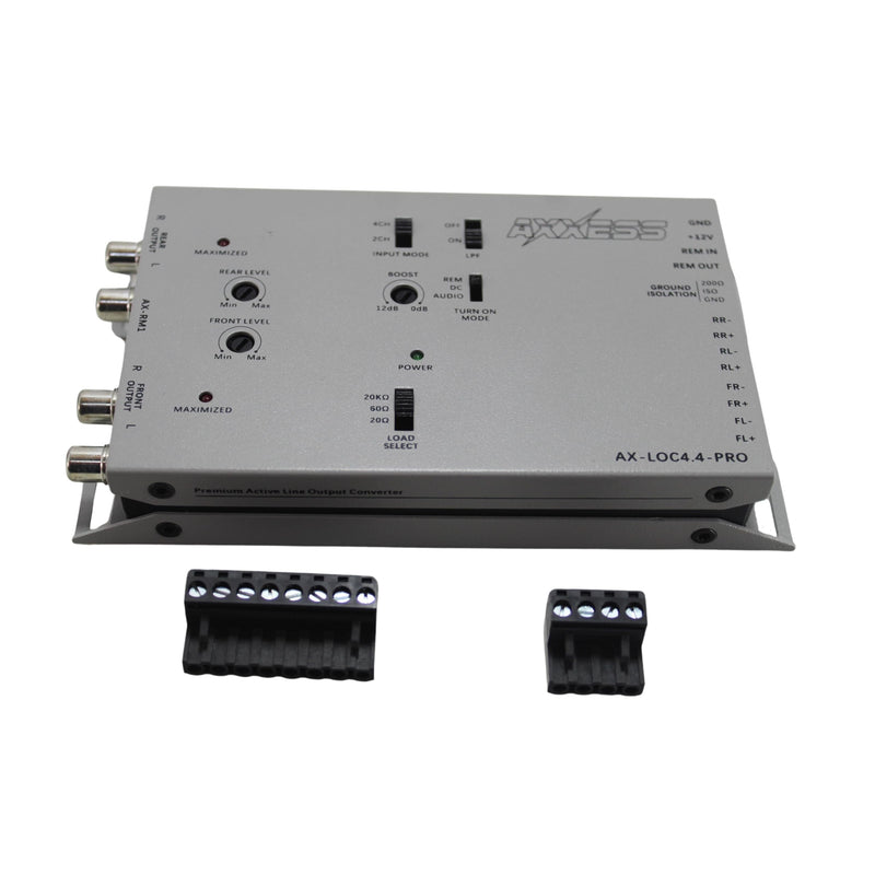 4CH Active Line Output Converter Metra Brands with Bass Boost