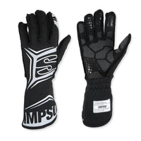Simpson Racing Magnata Gloves Black/Blue Small - Pair
