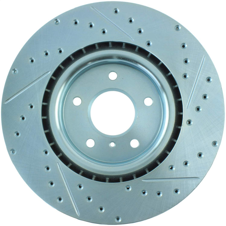 Front Right StopTech 227.42076R Select Sport Drilled and Slotted Brake Rotor