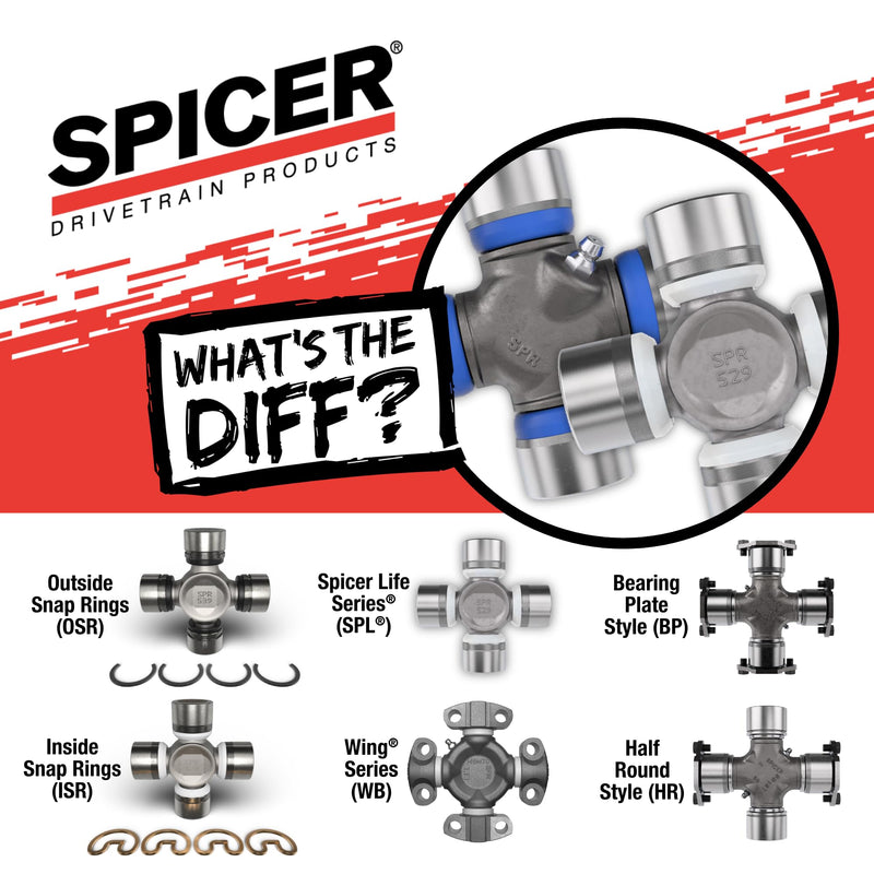 5-460X Spicer U-Joint Kit 1310 to 1350 Series (OSR)