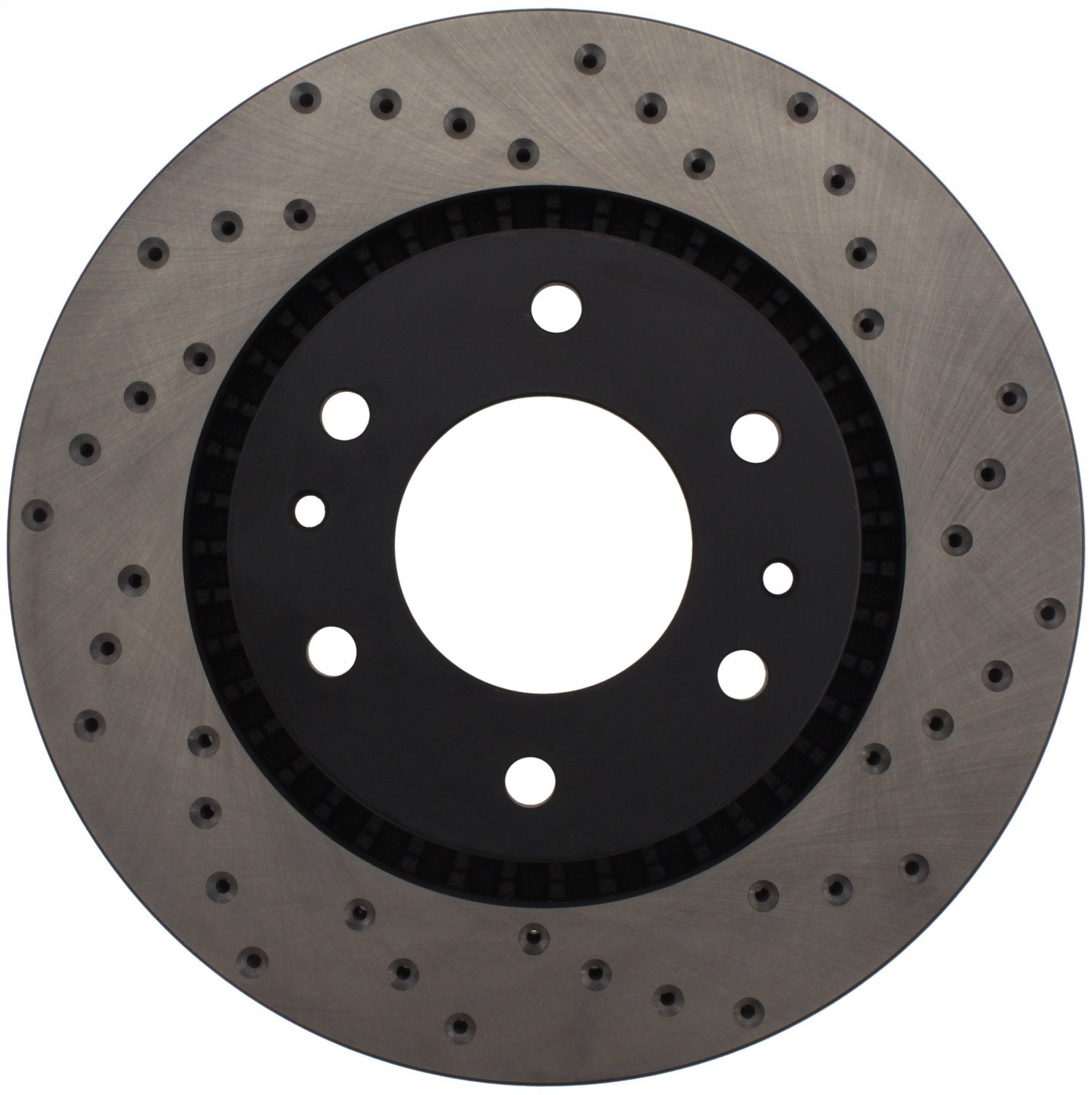 Sport StopTech 128.66063L Cross Drilled Brake Rotor; Front Left