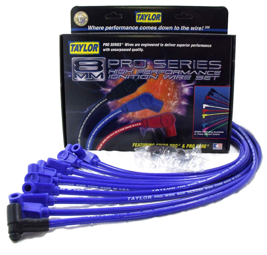 8Mm Wire Taylor Cable 76638 Blue 90Hei Chevy
