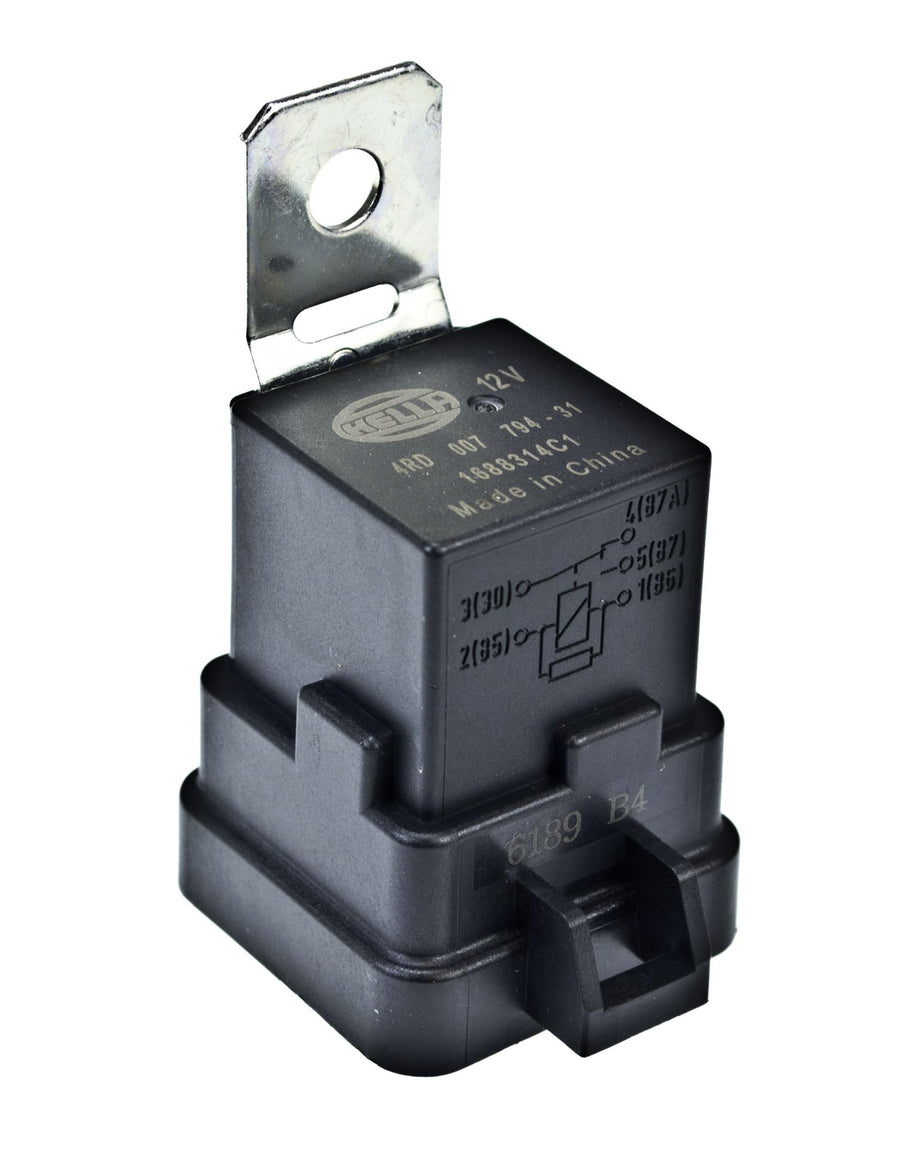 12V HELLA 007794311 20/40 Amp SPDT RES Relay with Weatherproof Bracket, Multi