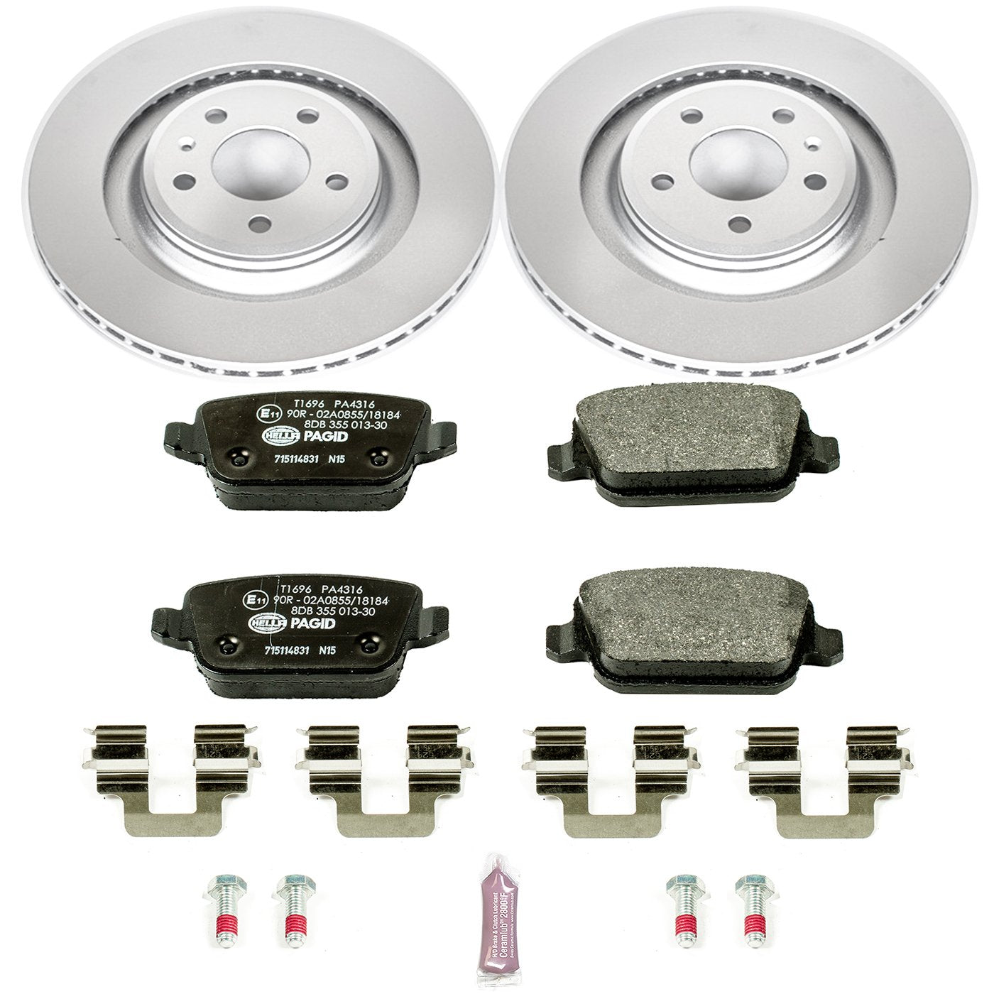Euro-Stop Brake Kit Power Stop ESK5341 For Volvo S80 2007-2008 [Model Specific]