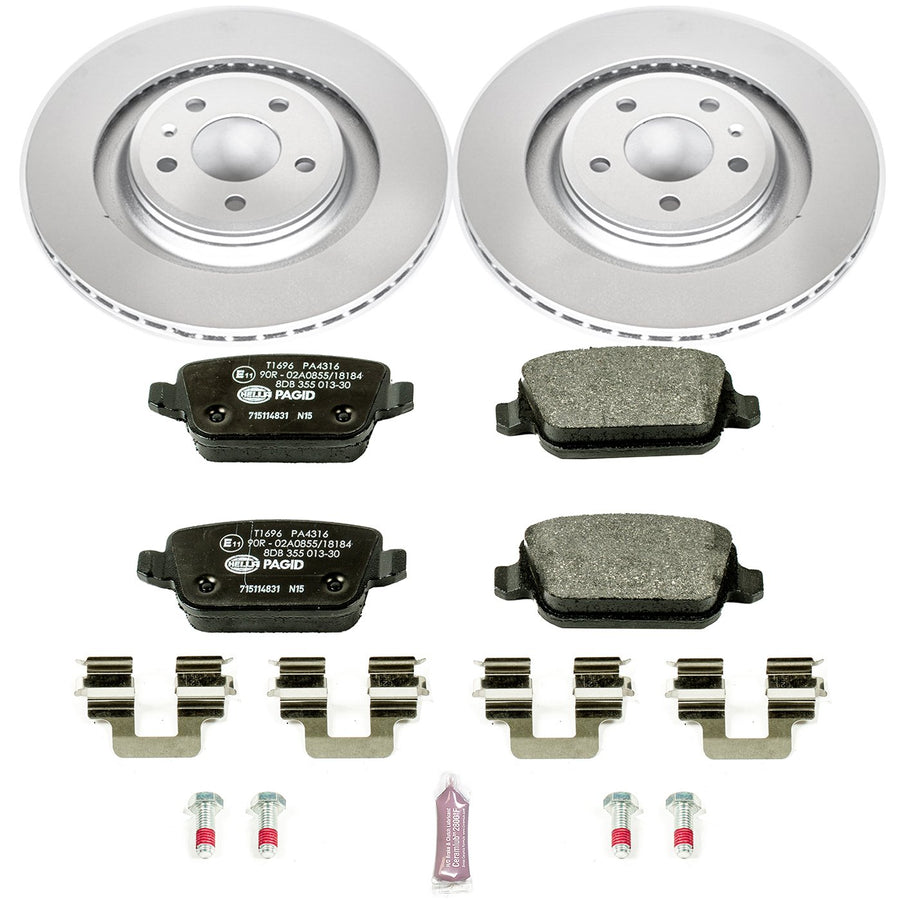 Euro-Stop Brake Kit Power Stop ESK5341 For Volvo S80 2007-2008 [Model Specific]