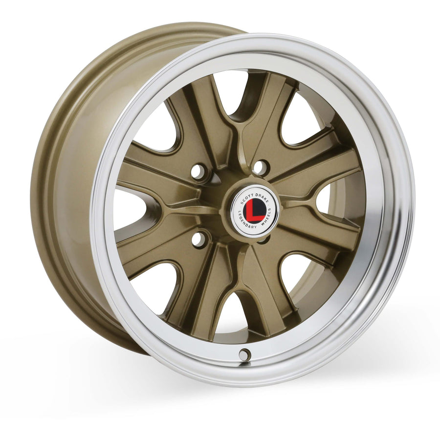15X7 Legendary Wheel - Hb4 Alloy Rim-4Lug-Gold (LW90-50744F)