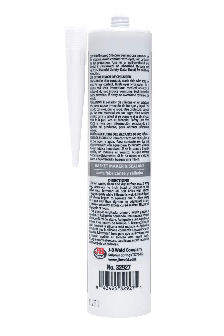 Ultimate Grey RTV Silicone Gasket Maker and Sealant J-B Weld - 9.5 oz.