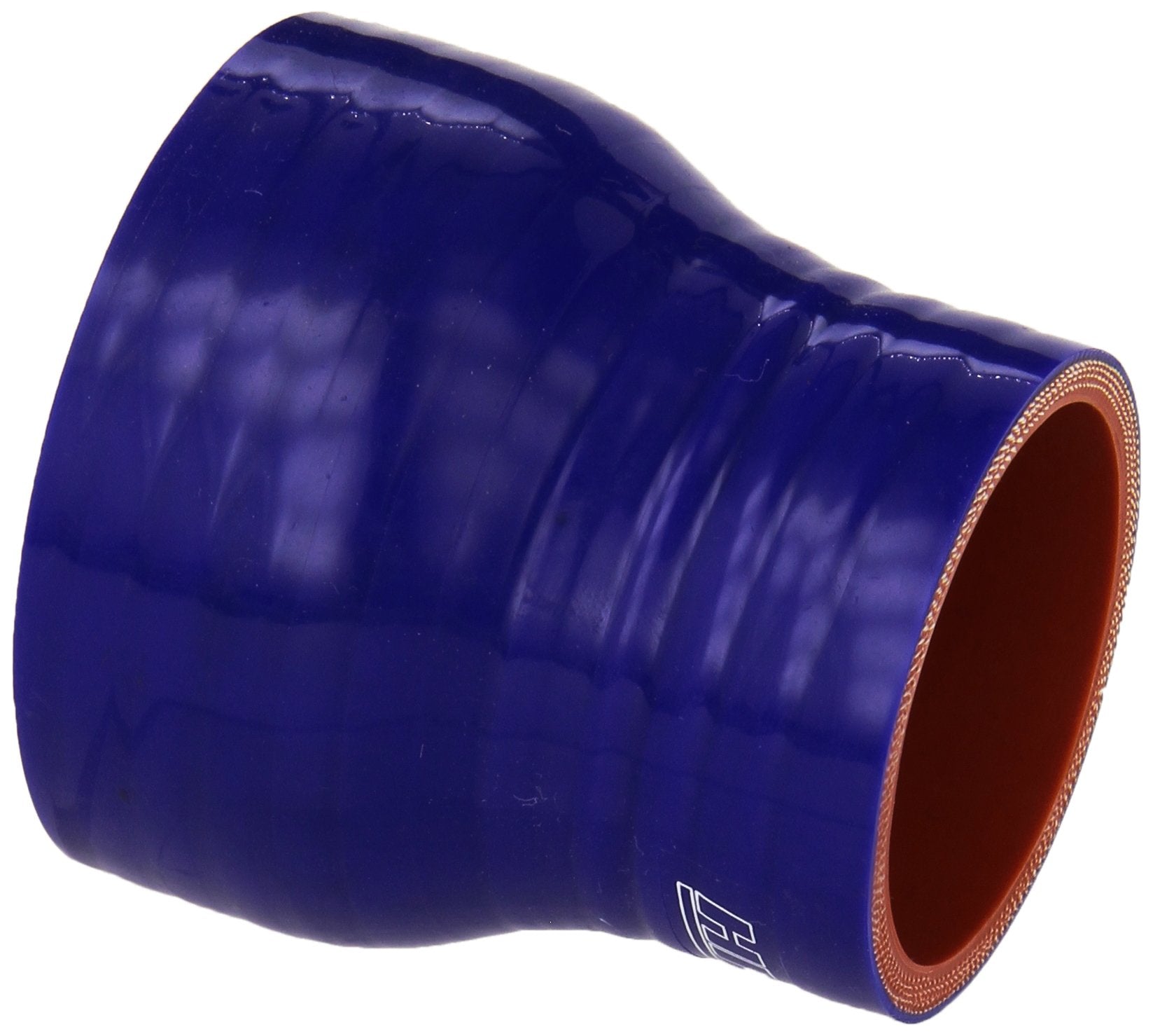 HPS HTSR-200-275-BLUE High Temperature 4-ply Reinforced Silicone Reducer Coupler Hose, 80 PSI Maximum Pressure, 3" Length, 2" > 2-3/4" ID, Blue
