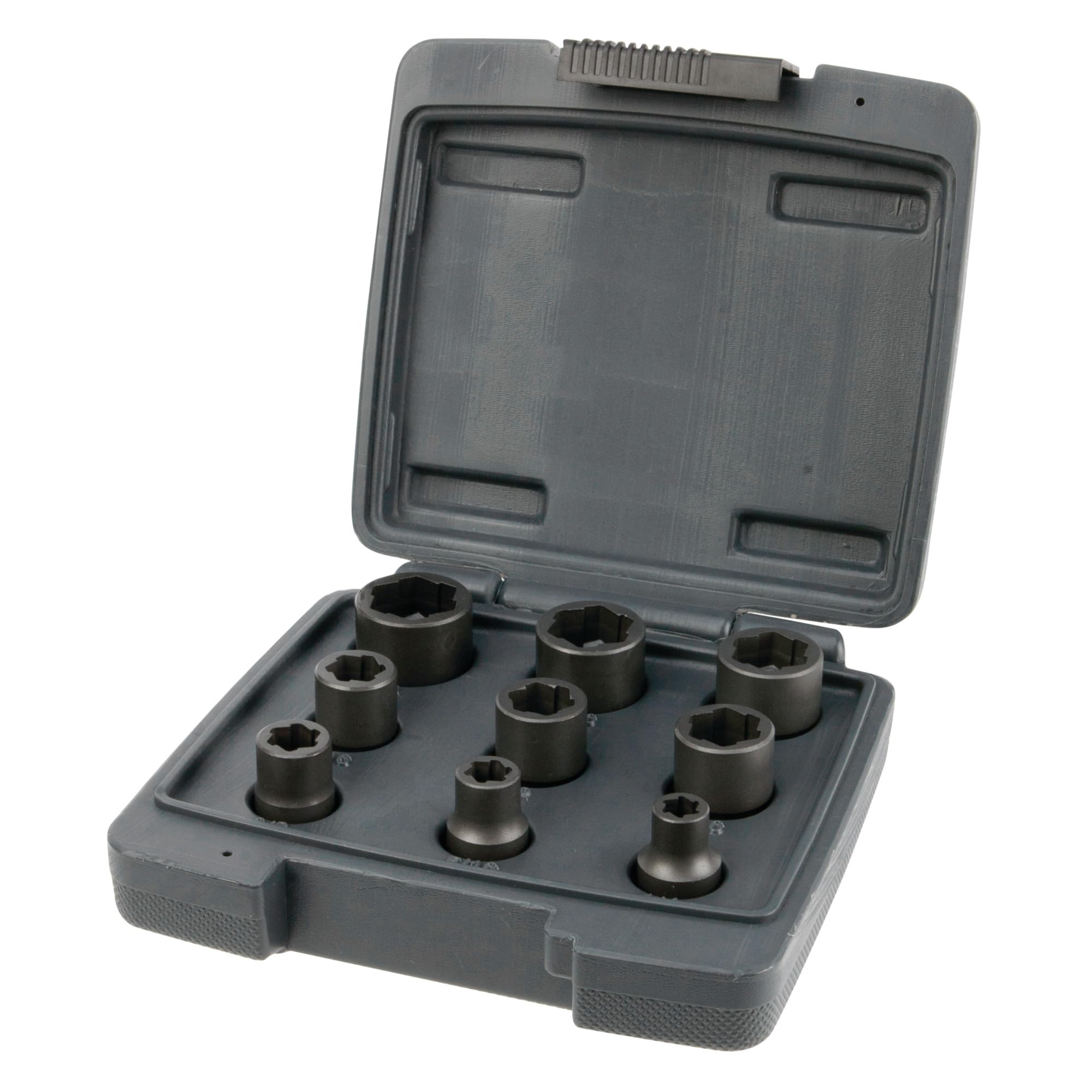 W38916 Performance Tool 3/8-Inch Drive 9 Piece Bolt Extractor Set SAE