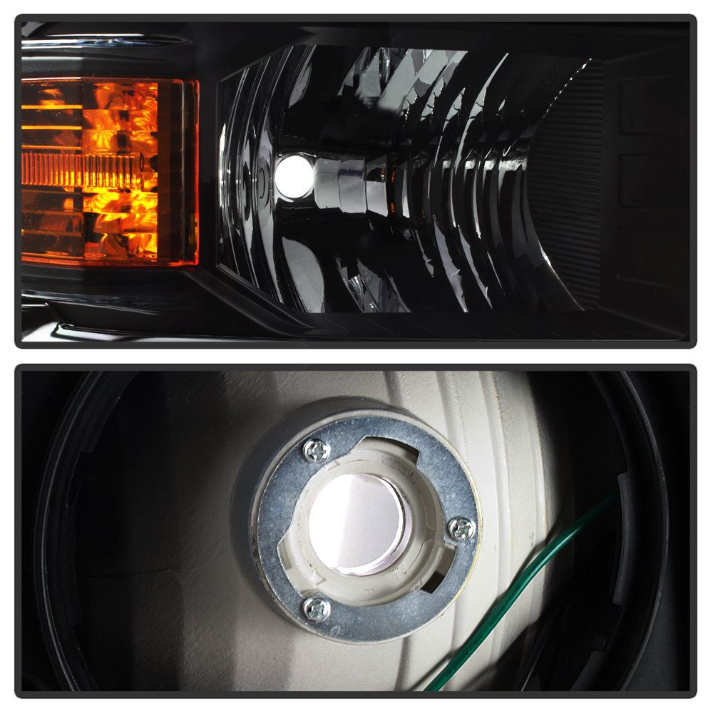 OEM Style Xtune Headlight (HD-JH-CS14-OEBK-R) (POE)