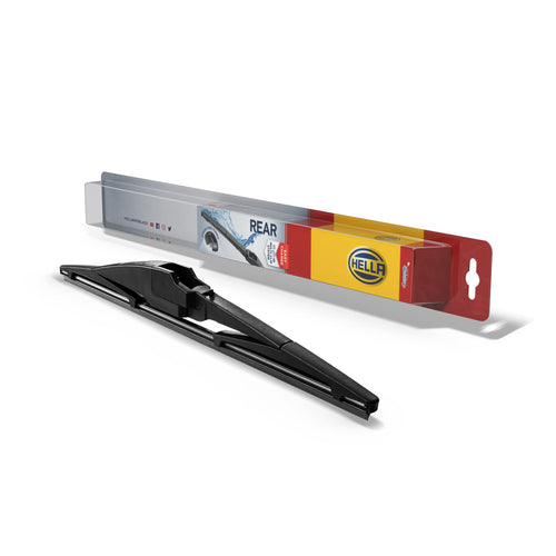Hella 14 Inch OE Quality All Seasons Streak-Free Rubber Rear Wiper Blade fits select Acura Chrysler Dodge Ford Honda Hyundai Infiniti Isuzu Jeep Kia Mazda Mitsubishi Nissan Toyota Volvo / 398114014T