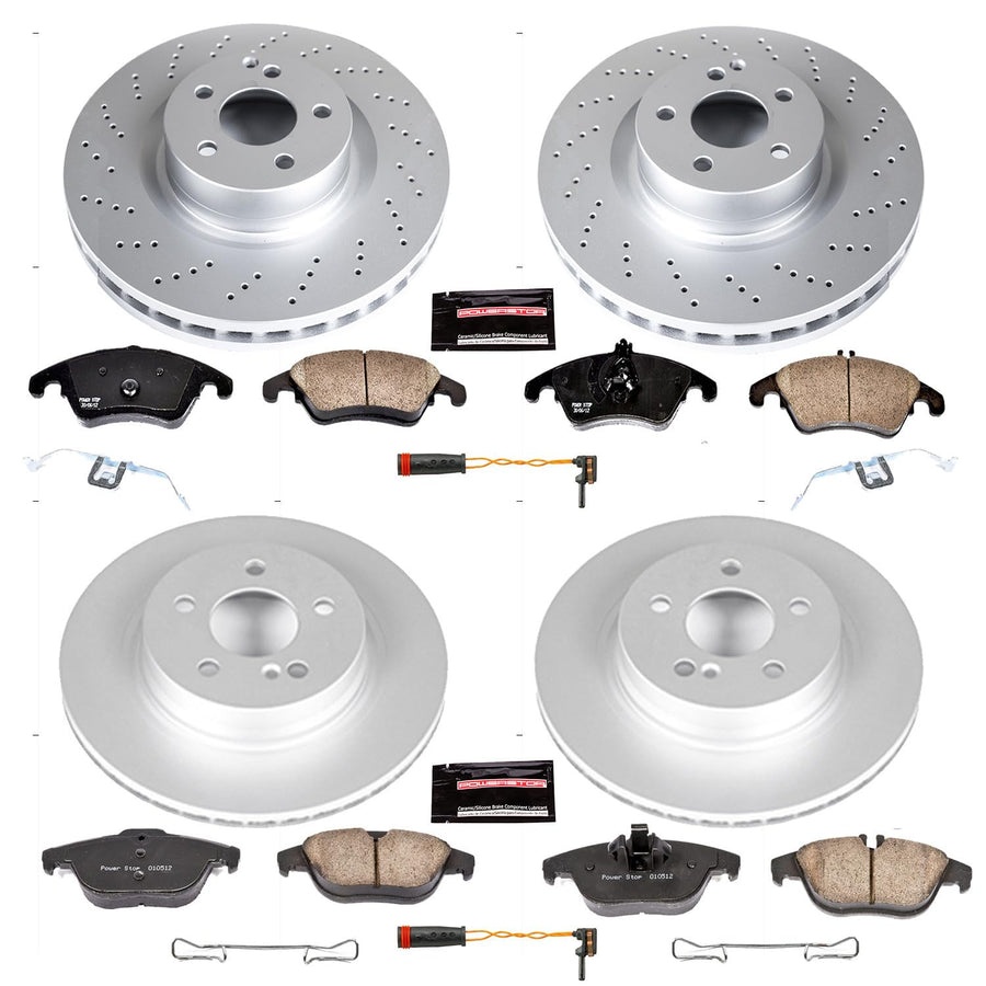 Power Stop Z23 Evolution Sport Geomet® Coated Brake Kit Front & Rear