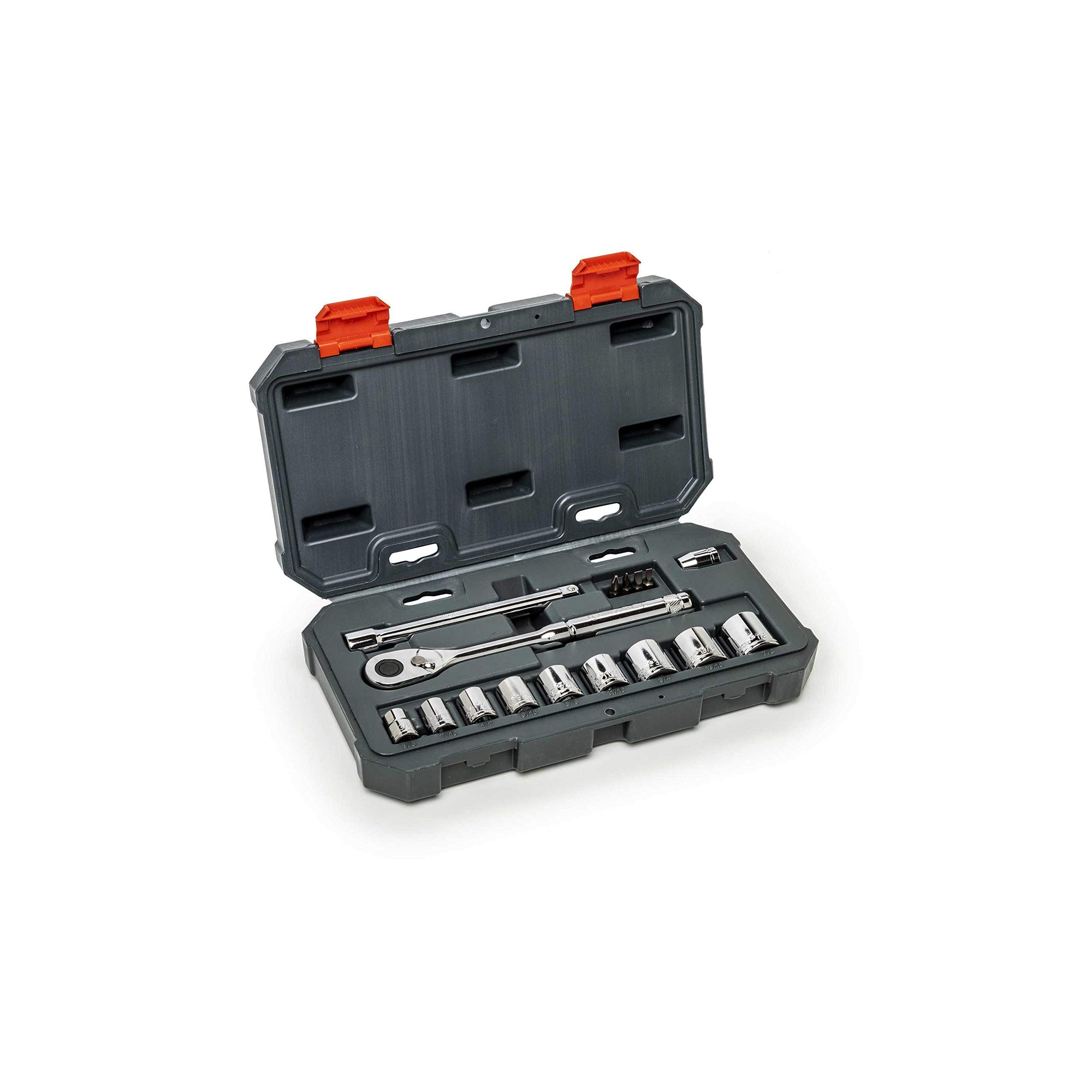 Crescent 3/8" Drive 16 Pc 12 Point SAE/Metric Mechanics Tool Set - CSWS6C