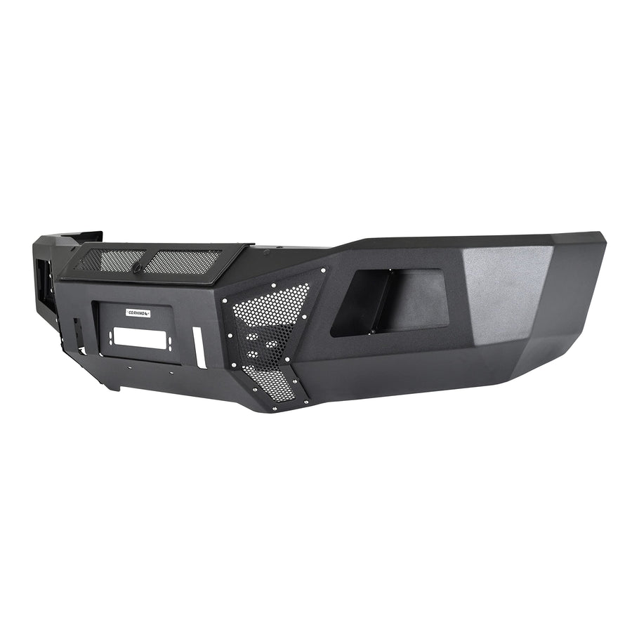 Go Rhino Front Bumper BR11 | Mild Steel, Textured Black | 24280T | Fits 2015-2019 Chevrolet Silverado 2500 HD, 3500 HD