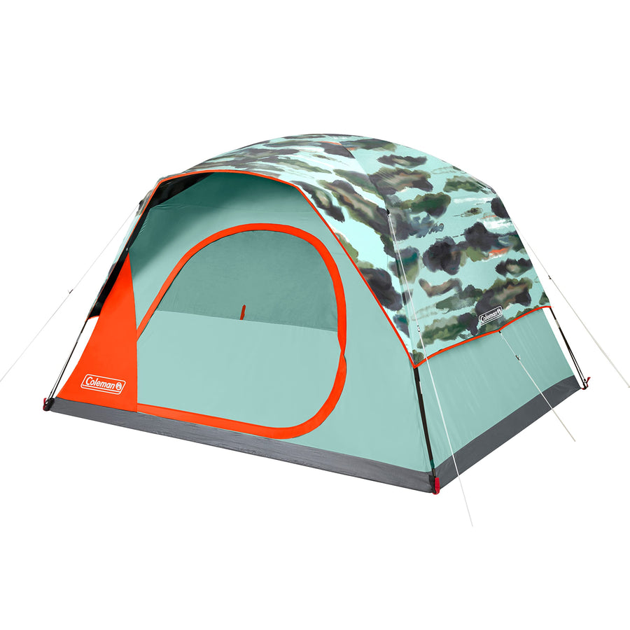 Coleman Tent Skydome with 5 Minute Setup, 2/4/6/8-Person Weatherproof Tent with Rainfly & Carry Bag, 20% More Headroom Than Traditional Canopies