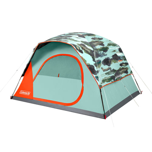Coleman Tent Skydome with 5 Minute Setup, 2/4/6/8-Person Weatherproof Tent with Rainfly & Carry Bag, 20% More Headroom Than Traditional Canopies