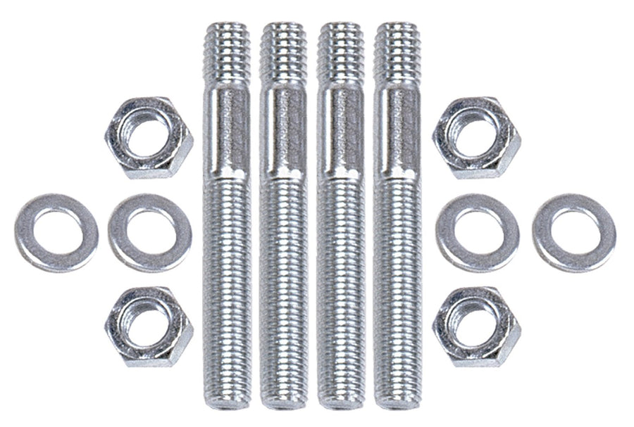 Carb Stud Kit Trans-Dapt Performance 2108 3 5/16 in. Incl. 4 Studs 4 Nuts 4 Washers 5/16 in.-18 Course/5/16 in.-24 Fine Threads