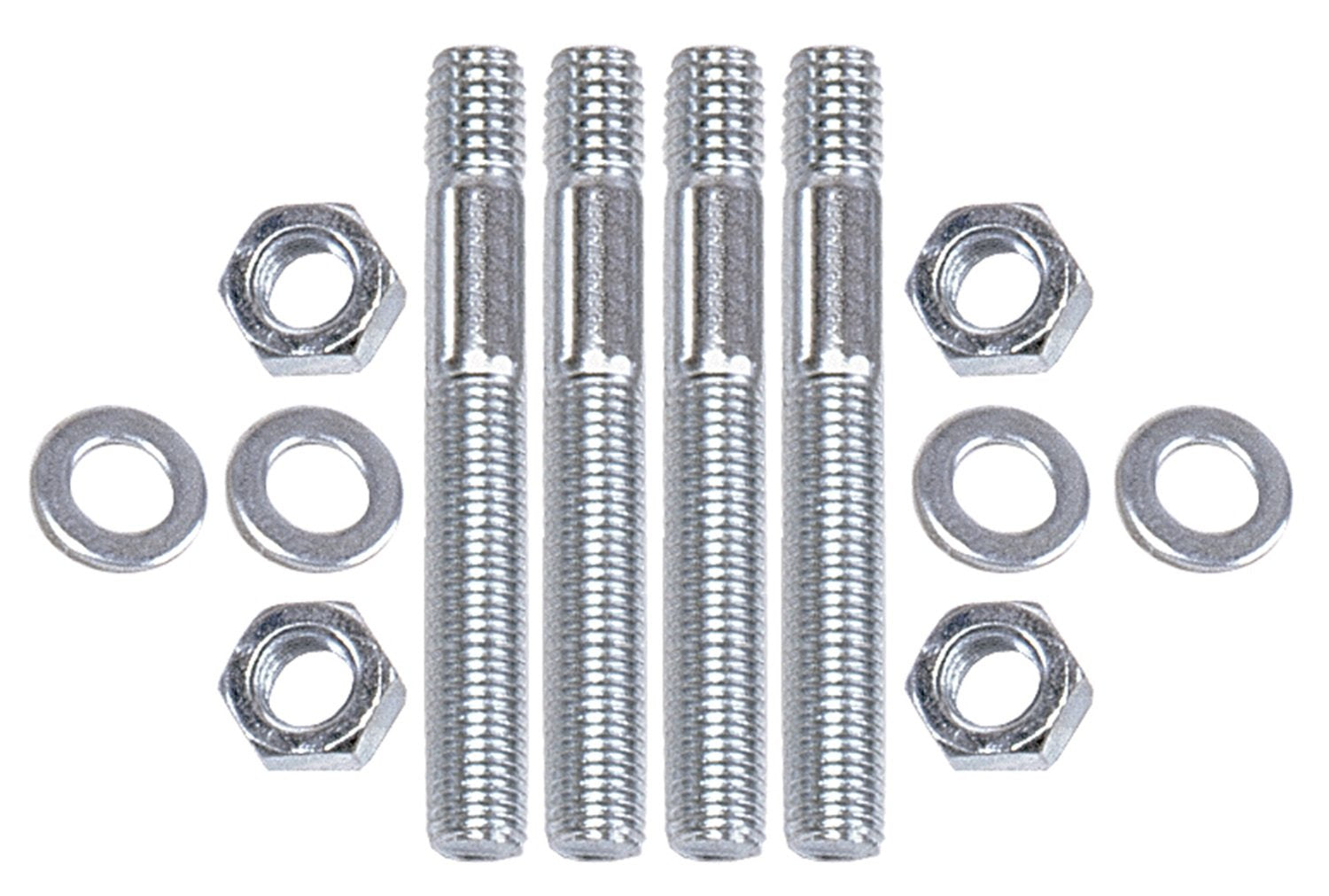 Carb Stud Kit Trans-Dapt Performance 2108 3 5/16 in. Incl. 4 Studs 4 Nuts 4 Washers 5/16 in.-18 Course/5/16 in.-24 Fine Threads