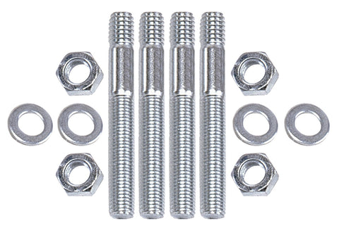 Carb Stud Kit Trans-Dapt Performance 2108 3 5/16 in. Incl. 4 Studs 4 Nuts 4 Washers 5/16 in.-18 Course/5/16 in.-24 Fine Threads