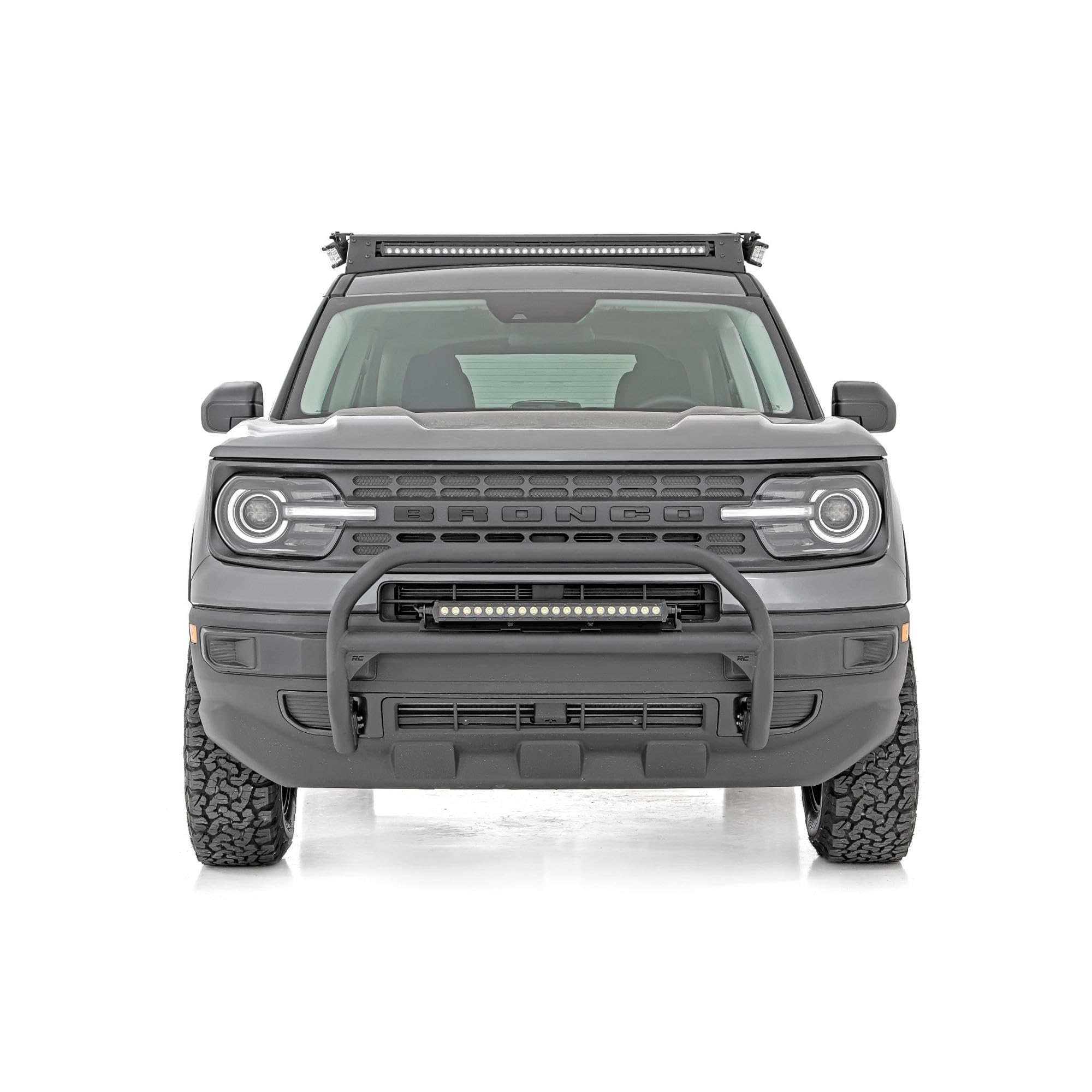 40" Rough Country LED Light Bar for Ford Bronco Sport (2021-2025) - Roof Mount, 210W Spectrum Series LED, 18,900 Lumen, Combo Spot & Flood Beam