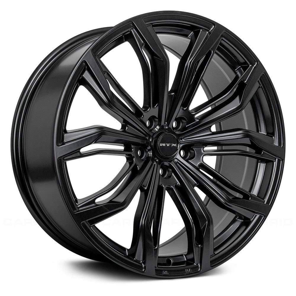 Custom RTX Wheel - 18" x 8", 42 Offset, 5x114.3 Bolt Pattern, 70.3mm Hub - Satin Black Rim