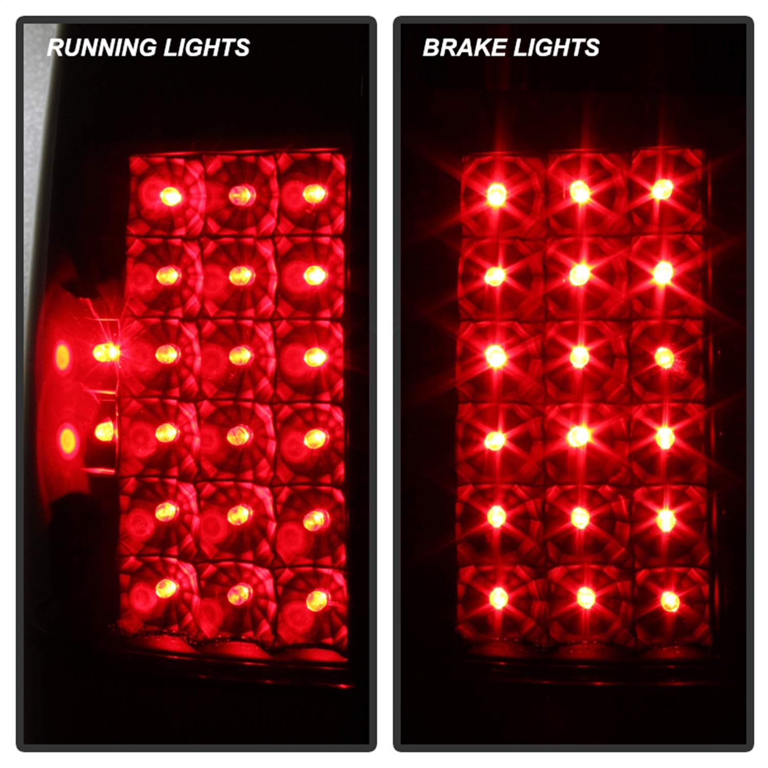 Ford LED Tail Light Xtune ALT-JH-FF15097-LED-BKSM