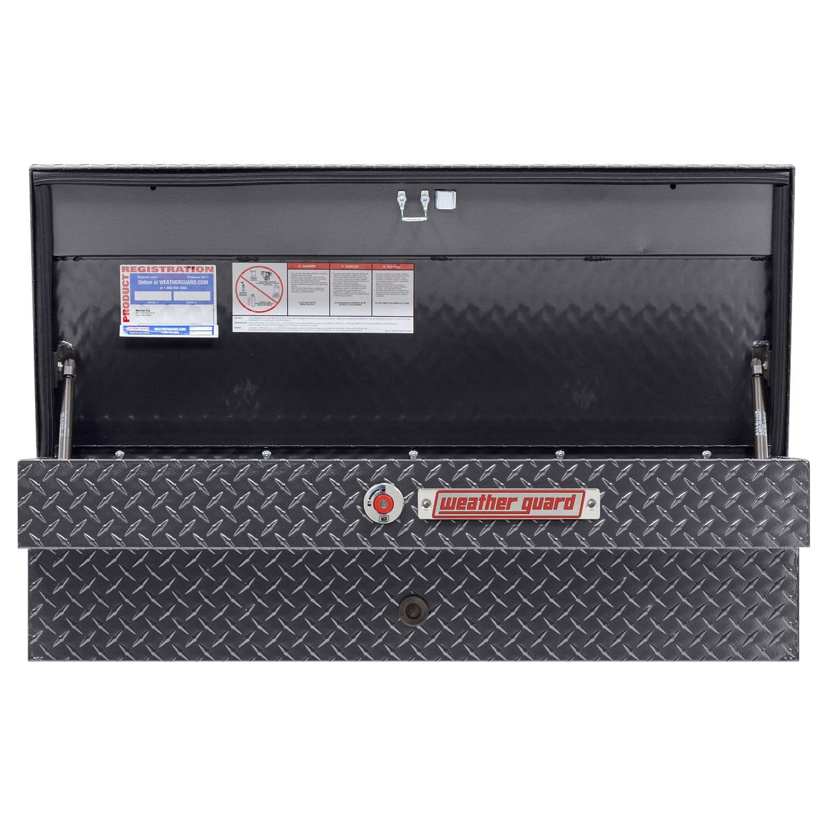 Weather Guard 41in Model 184-6-04 Lo-Side Box, Aluminum, Gunmetal Gray, 3.0 cu ft
