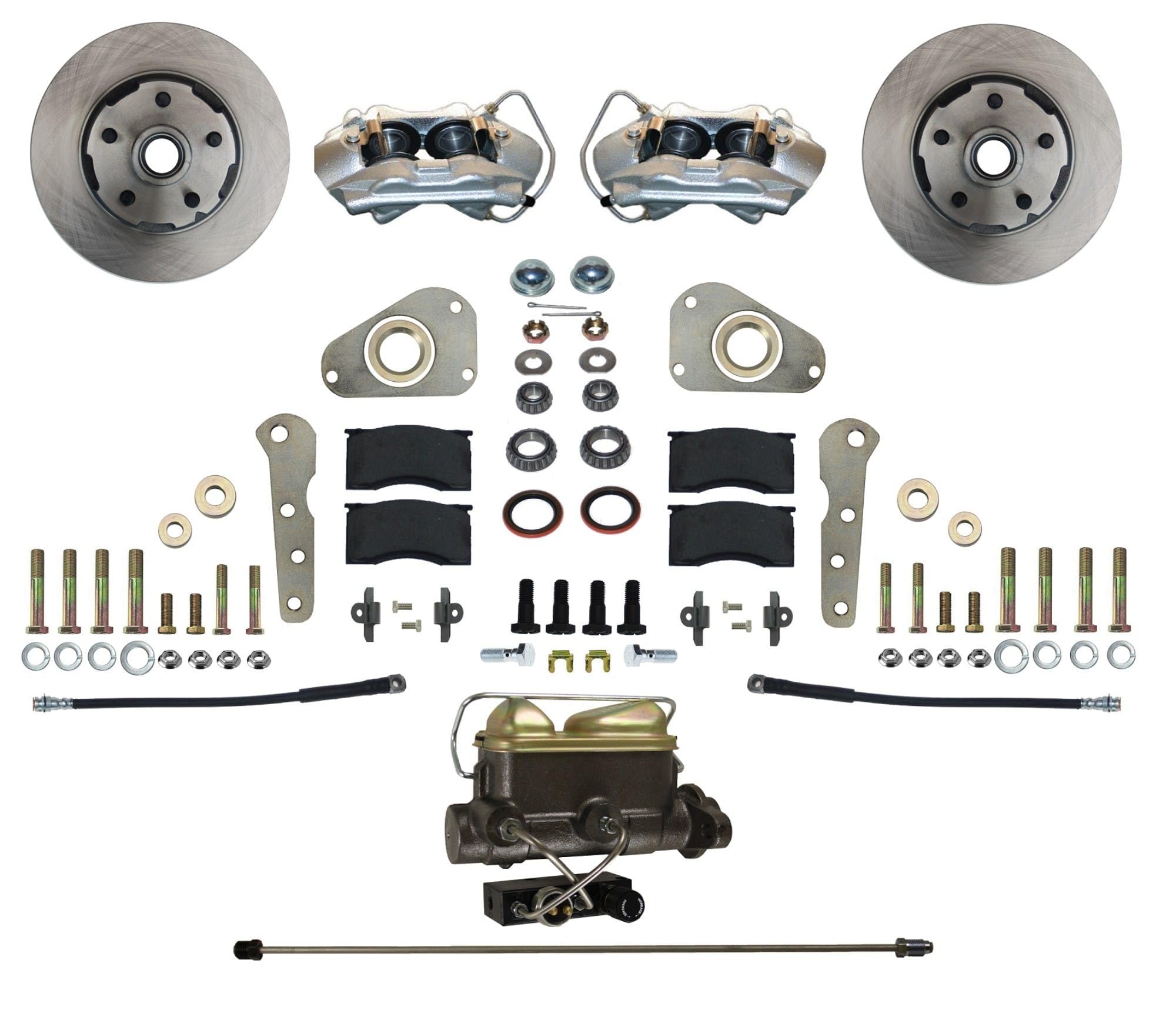 Manual LEED BRAKES Front Disc Brake Conversion Ford Full Size 4 Piston
