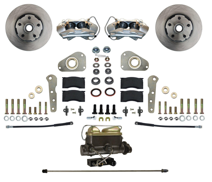 Manual LEED BRAKES Front Disc Brake Conversion Ford Full Size 4 Piston