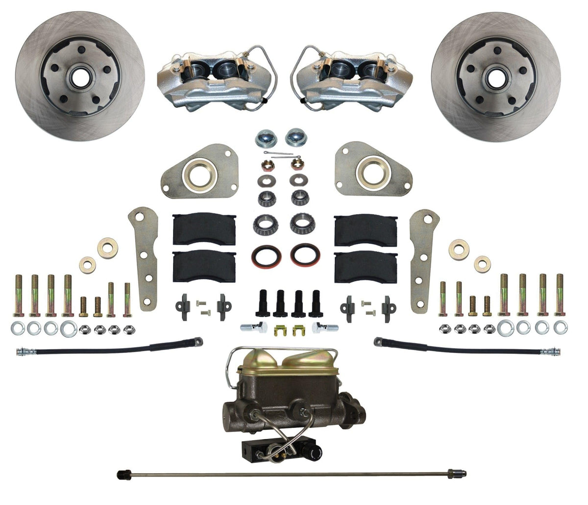 Manual LEED BRAKES Front Disc Brake Conversion Ford Full Size 4 Piston