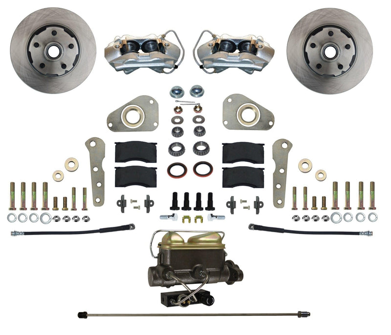Manual LEED BRAKES Front Disc Brake Conversion Ford Full Size 4 Piston