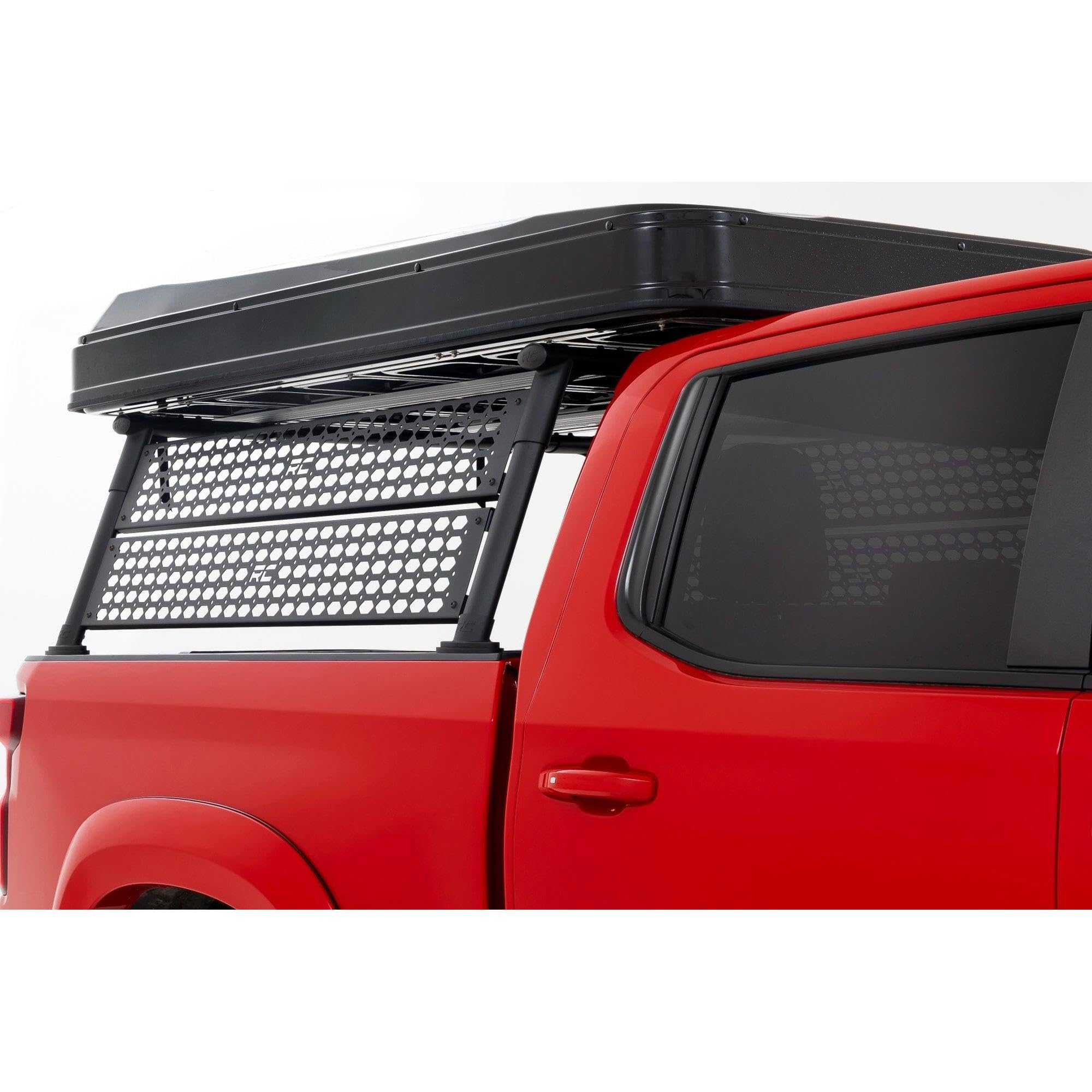 Rough Country Molle Panel Kit Bed Rack for Chevy Silverado 1500 (2019–2026 & Refresh) - Laser-Cut Steel Side Panel, Unlimited Accessory Mounting Options
