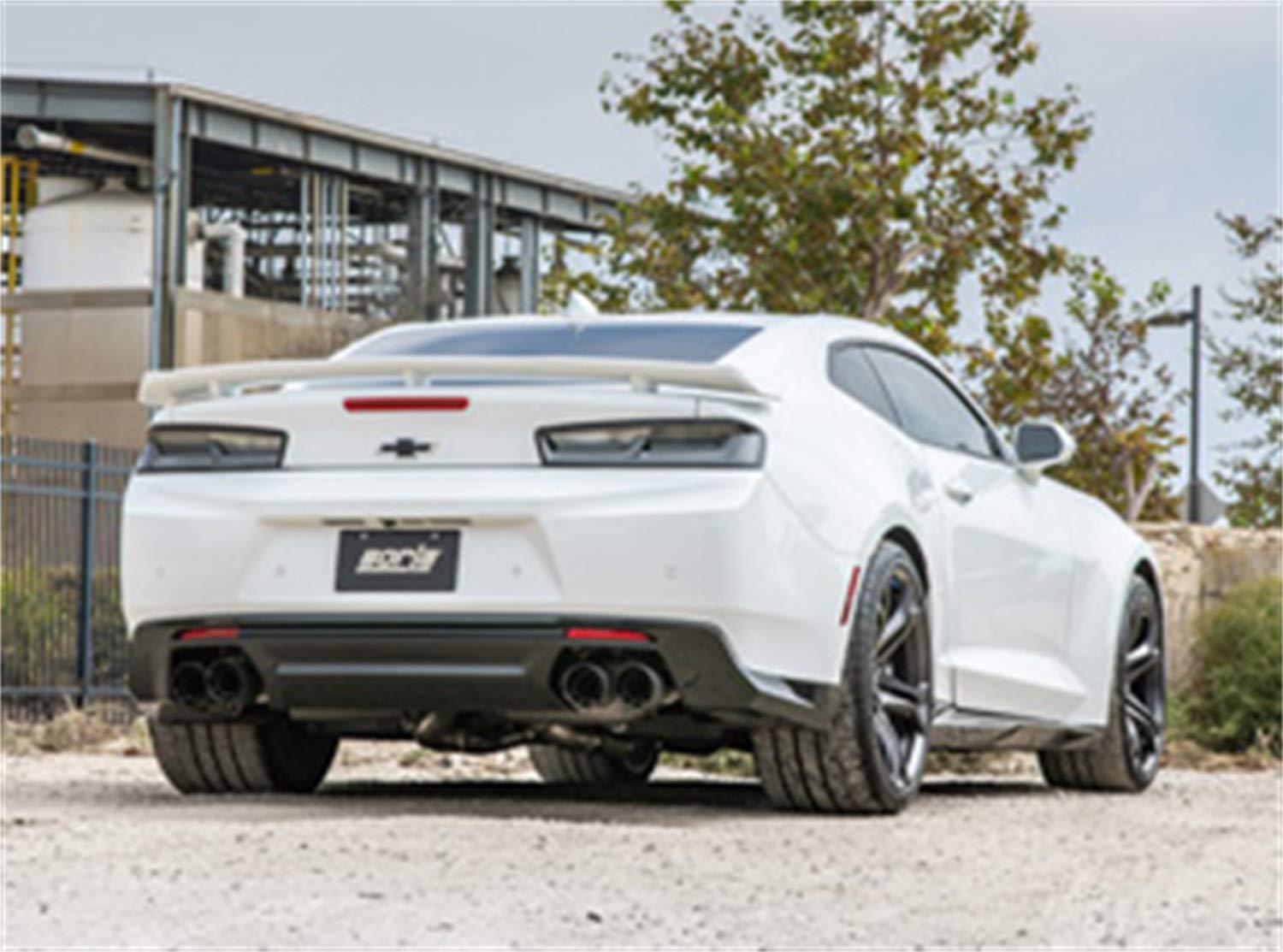 Cat-Back System BORLA 140727CFBA for 2017-2023 Chevrolet Camaro ZL1 6.2L V8 Auto./ Man. Trans. With NPP (dual mode exhaust). NOT Recommended For Convertibles. Installation REQUIRES Cutting O.E. System