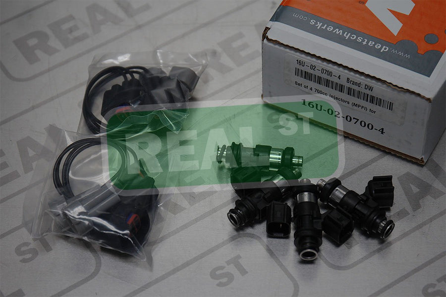 DeatschWerks 16U-02-0700-4 Matched Set Fuel Injectors 700cc (65lb), 1 Pack