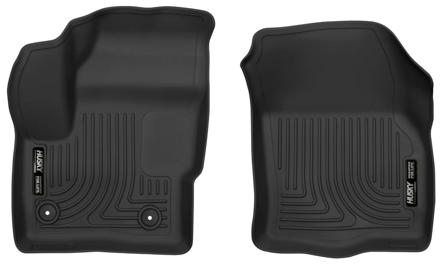 Husky Liners Floor Mats X-act Contour | Fits 2015 - 2019 Lincoln MKC | Front Row, 2-pc Black - 52281