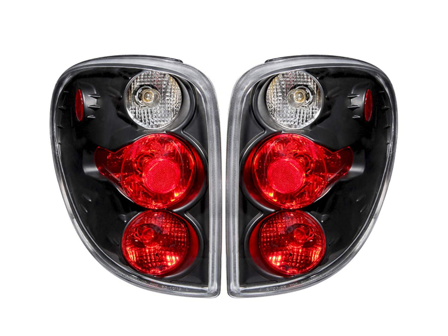 Dodge Caravan Anzo USA 211036 Black Tail Light Assembly - (Sold in Pairs)