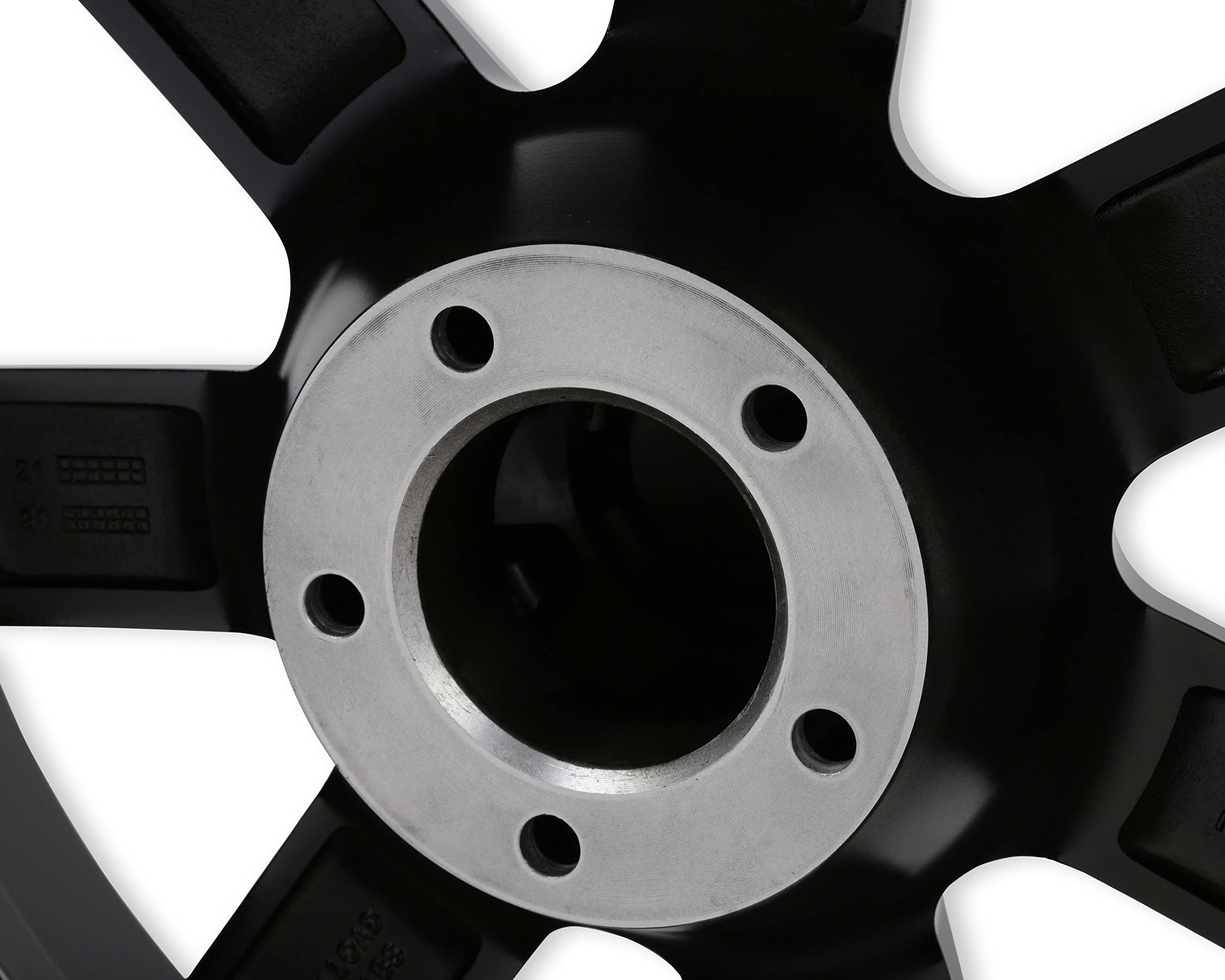 885 Series REV Wheels 885M-2907312 - 20x9-4.53 bs - 5x5/5x127 -Black/Machine Lip