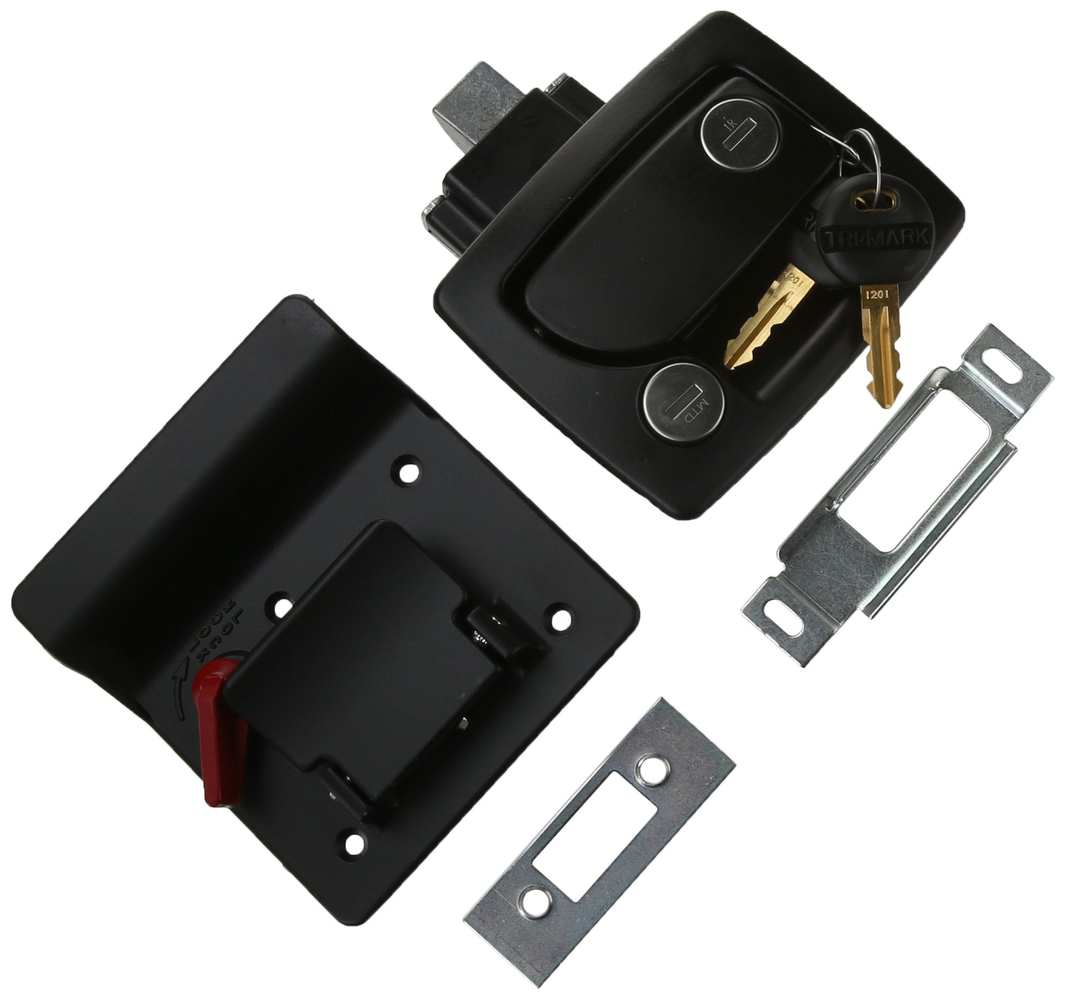 Black RV Designer Travel Trailer Lock T500