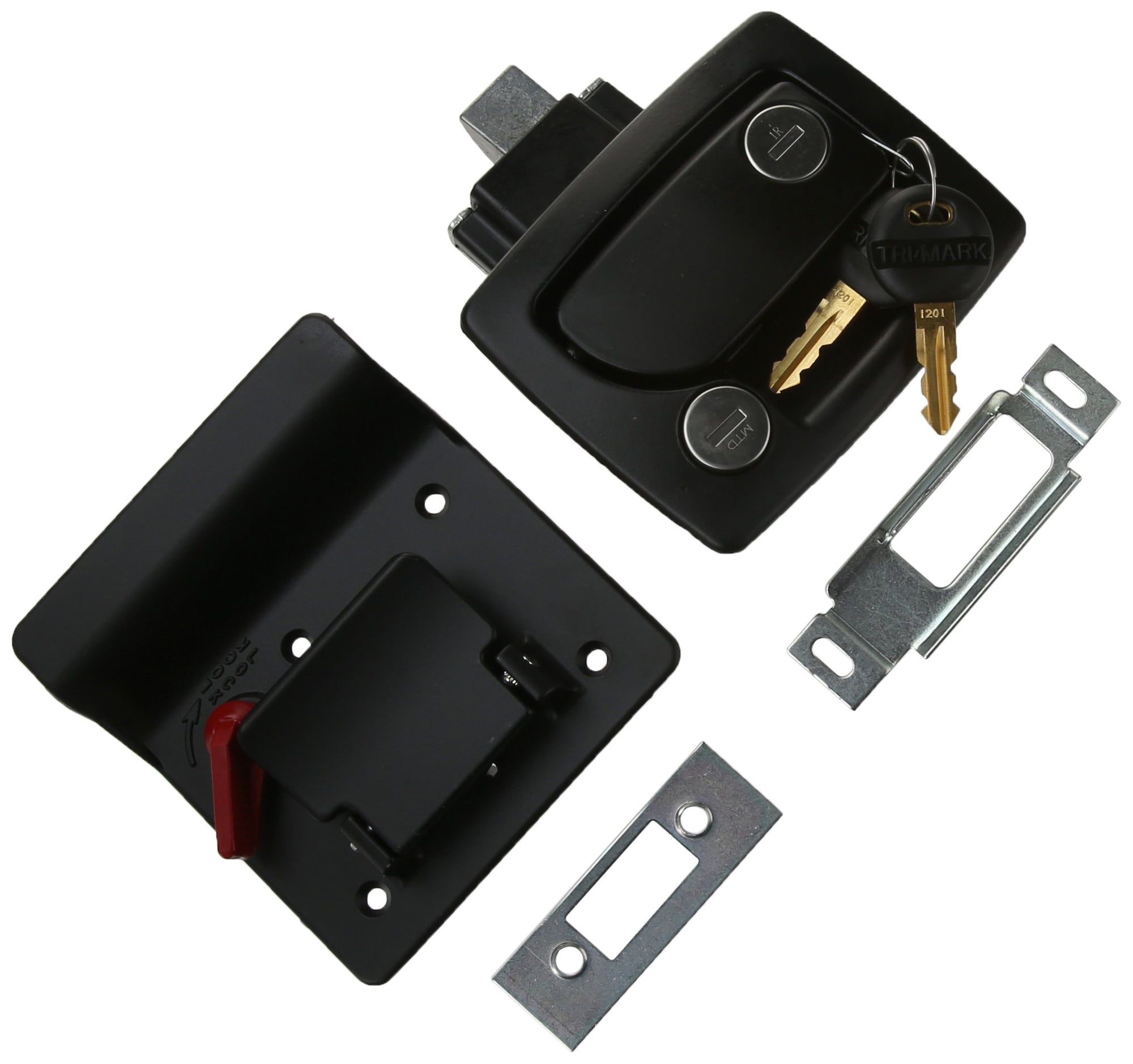 Black RV Designer Travel Trailer Lock T500