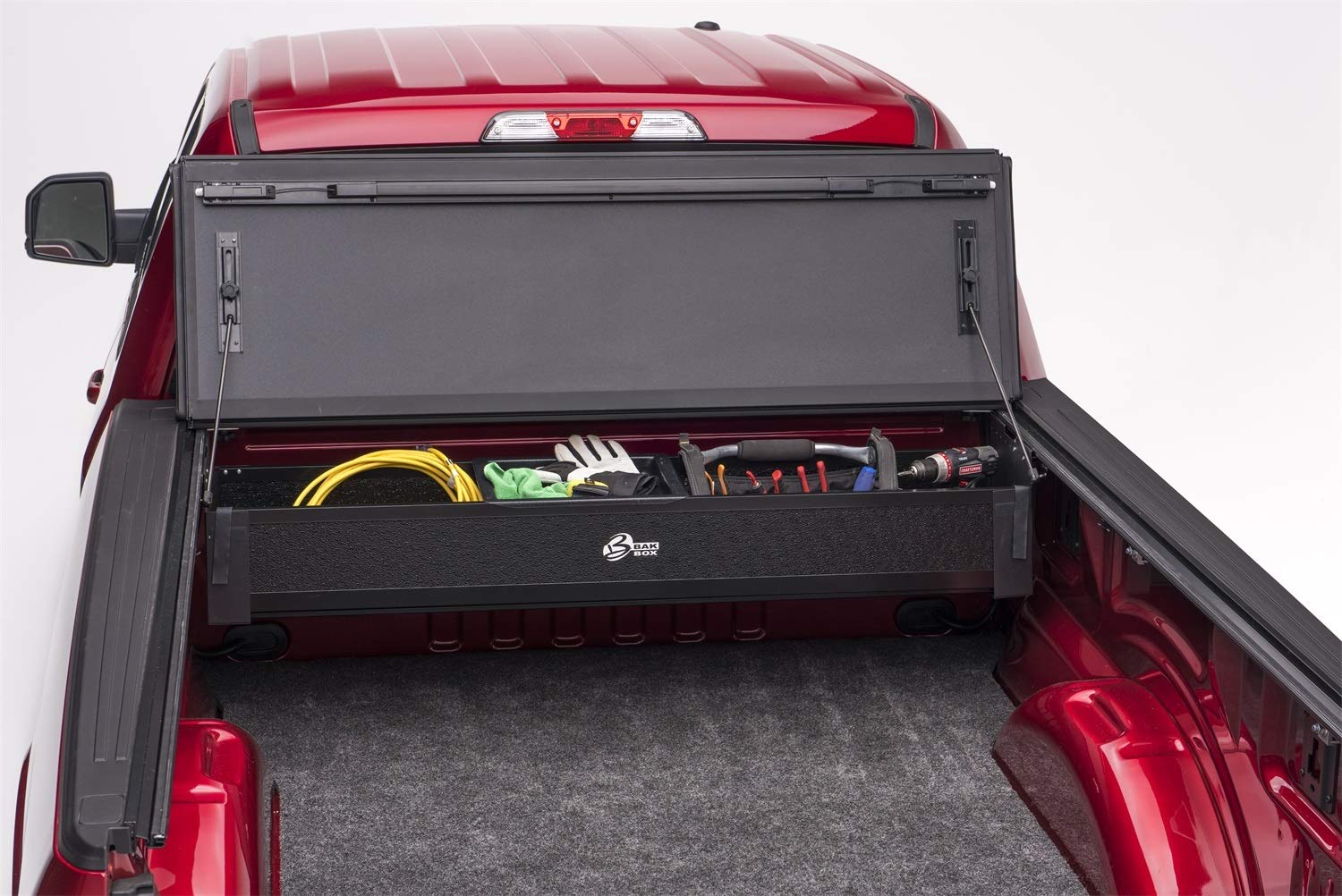 BAK BAKBox 2 Fold-Away Utility Box | RealTruck | 92504 | Fits 2004 - 2015 Nissan Titan (All Beds)
