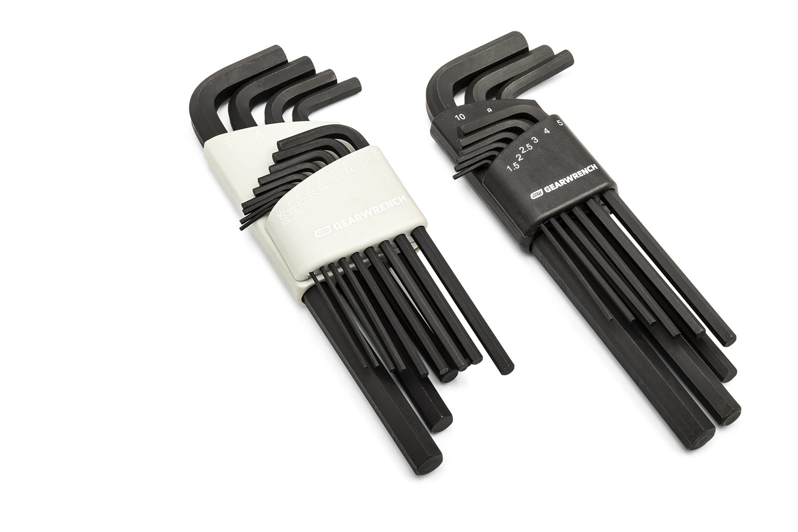 90-Tooth GEARWRENCH 44 Piece SAE/Metric Ratcheting Wrench and Hex Key Set - 86528
