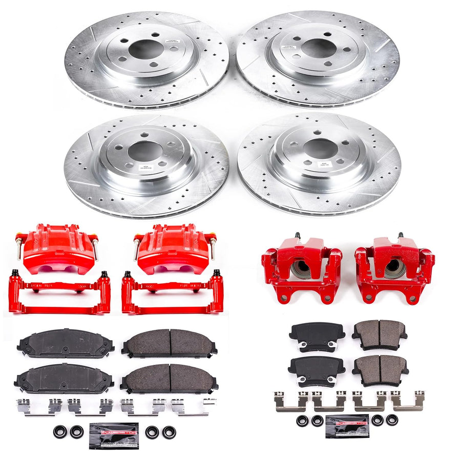 Power Stop Rear KC5267-26 Z26 Street Warrior Brake Kit Mazda For Mazda Miata 2001-2005 [Vehicle Specific]